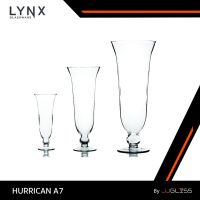 JJGLASS - (LYNX) HURRICANE A7 - แจกันแก้ว พานแก้ว แฮนด์เมด ทรงสูง ปากบาน มีให้เลือก 3 ขนาด