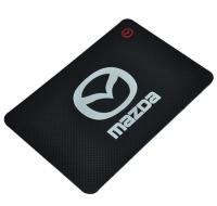 โลโก้รถกันลื่น Mat ที่วางโทรศัพท์ Non-Slip Mat แผ่นกันลื่นสำหรับมาสด้า2 Mazda 3 MS Mazda 6 CX-5 CX3 CX5 Artzma 6รถจัดแต่งทรงผม