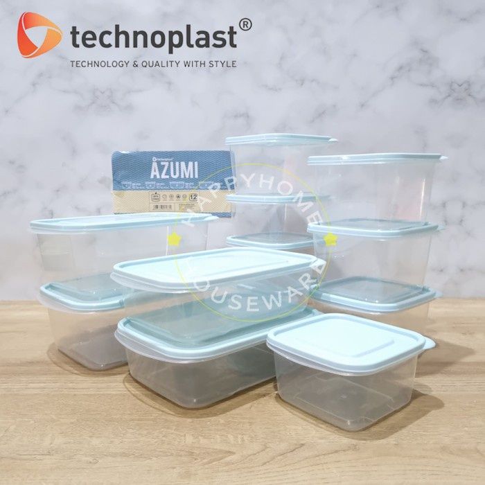 Technoplast New Azumi Grande Set Of Pcs Sealware Penyimpanan Dapur