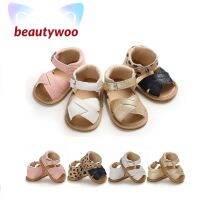 【Beautywoo】Newbornเด็กรองเท้าแตะเด็กผู้หญิงดอกไม้นุ่มเตียงเด็กรองเท้าฝึกเดิน