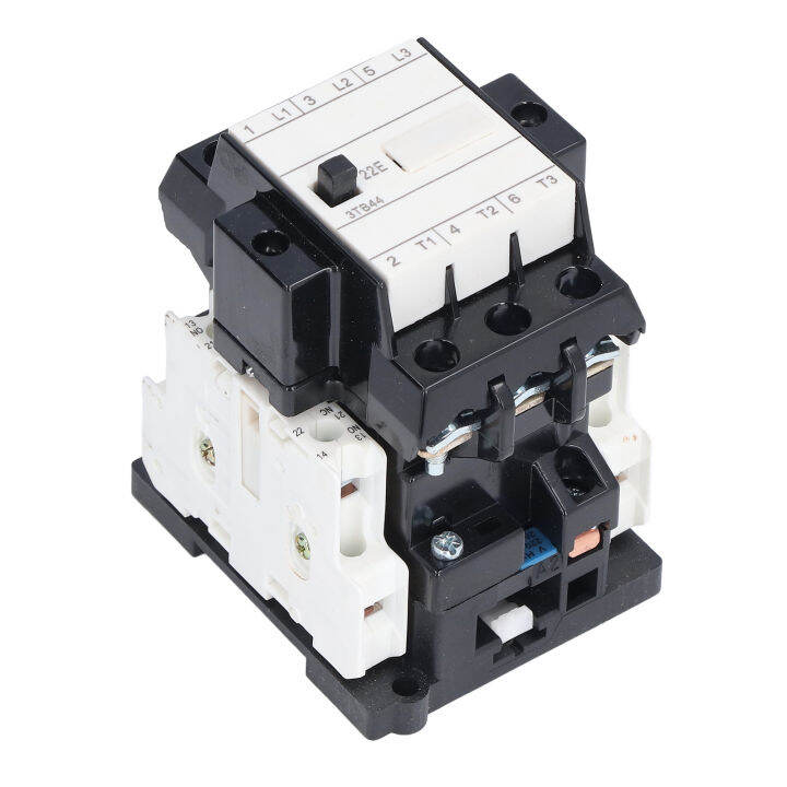 2nc-2no-ac-คอนแทค-pa66-thermosetting-plastic-din-rail-คอนแทคเตอร์-ac-220v