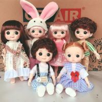 (Popular toys) 16เซนติเมตร Dimple ยิ้ม BJD ตุ๊กตา13เคลื่อนย้ายได้ร่วมตุ๊กตาน่ารักรอบใบหน้าของเล่นชุดสาวน้อยแต่งหน้าสำหรับสาวของขวัญ