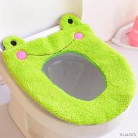 1PC Cute Comfortable Washable Warmer Health Toilet Closestool Seat Cover Soft Warm Long Plush Toilet Seat Cover Mat Pad