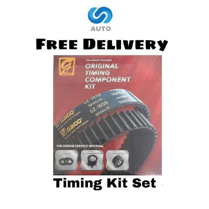 GAIDO SAGA FLX/ PREVE/ EXORA TURBO/ IRIZ TIMING KIT SET Lazada