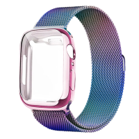 เคส + สายสำหรับ Apple Watch 45 มม. 40 มม. 44 มม. 49 มม. 42 มม. 45 มม. 41 มม. อุปกรณ์เสริม correa สร้อยข้อมือ iWatch series 7 8 ultra SE 6 5 4-EDCNM SHOP