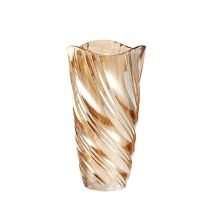 Light Luxury Crystal Glass Vase Transparent Flower Arranger Living Room Glass Hydroponic Home Soft Decoration