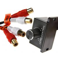 LC-1ลูกบิดรีโมทควบคุมเสียง RCA Level แอมป์เบสเสียงรถยนต์รอบทิศทางคุณภาพดีส่งเร็ว