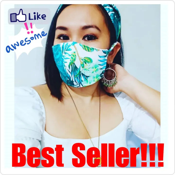 Washable Face Mask with Turban Lazada PH