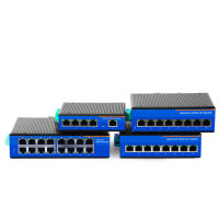 USR-ISG Series 101001000Mbps 5816ไฟฟ้าPoE พอร์ต DIN-Rail GIgabit Industrial Ethernet Switch