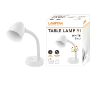 LAMPTAN โคมไฟตั้งโต๊ะ ขั้ว E27 รุ่น R1 สีขาว