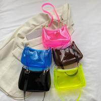 PVC Clear Bag Women Fashion Shopping Bags Hobo Bag Simple Armpit Bag Ladies Underarm Bags Solid Color Handbags