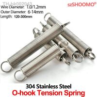 ▬ 304 Stainless Steel Pullback Tension Cylindroid Helical Coil Small Mini Extension Spring WD mm 1.0mm 1.2mm