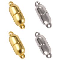 【YF】 Aço inoxidável Fechos Magnéticos para Fazer Pulseira Forte Conversor Ímã Ouro e Cor Prata Acessórios Jóias 10PCs