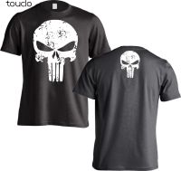 Fashion Cotton T-Shirt Skull Look Destroyed Fun Shirt Tees 【Size S-4XL-5XL-6XL】