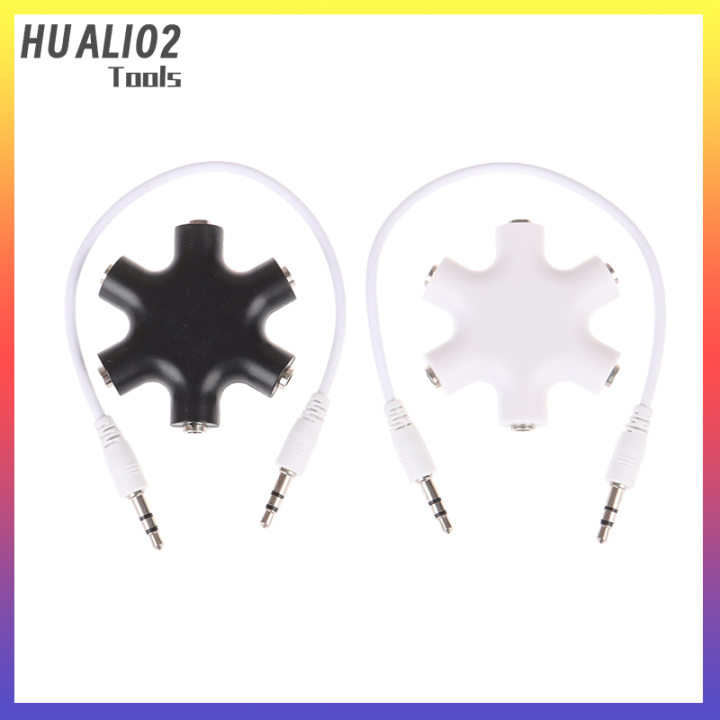 huali02-6-3-5mm-way-multi-port-hub-aux-headphone-jack-splitter-audio-cable-converter