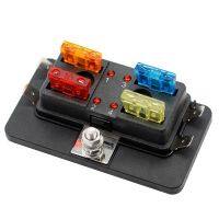 【DT】hot！ 32V 4 Way Car Accessories Tools Boat Automotive Fuse Holder With Indicator New Listing