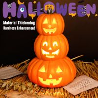 34cm New Halloween Pumpkin Led Lamp Creative Lantern Decoration Flashing Ghost Festival Glowing Shopping Park Indoor Garden Dec