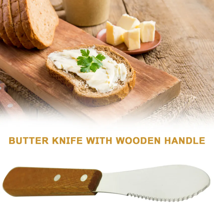 1pc Stainless Steel Cake Cutter, Cheese Knife, Bread Slicer With