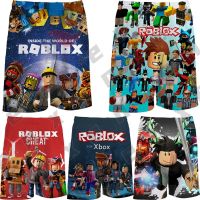 ◎☞ xENXx เสื้อ Robloxs กางเกงขาสั้น สําหรับเด็กผู้ชายอายุ 3-14 ปี