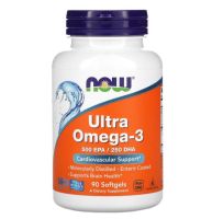 [exp2025] โอเมก้า3 Now Foods Ultra Omega-3 90 Softgels