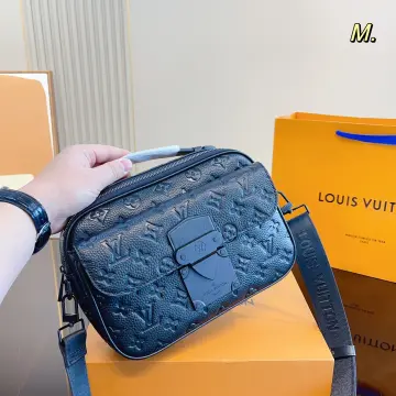 Louis Vuitton Box Messenger in Blue for Men