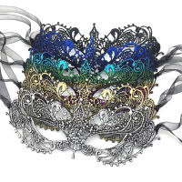 Masquerade Nightclub Props Cosplay Costume Face Bronzing Exotic Party Lace Sexy Hollow