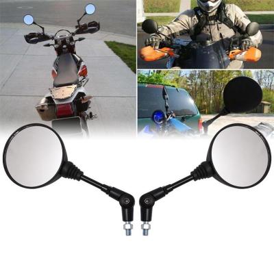 1 Pair 10Mm Rear Mirror Rotatable Round For KTM Mirror Motorcycle Motocross Accessories For Electric Bicycle Scooter Rearview