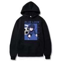 Funny Japan Anime Blue Lock Isagi Yoichi Men Women Streetwear Hoodies Harajuku Cartoon Manga Oversized