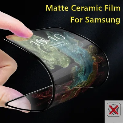 For Samsung A71 A51 S20FE A31 A32 4G A22 A01 A12 A02S A7 2018 A80 Full Glue Matte Ceramic Soft Frosted Screen Protector Film