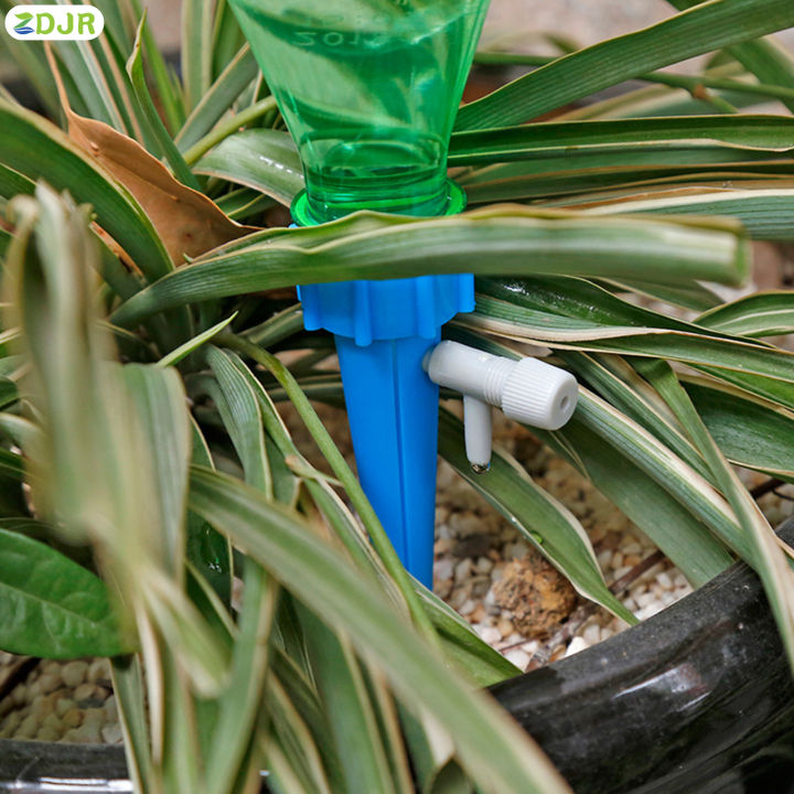 zdjr-ระบบกรองน้ำแบบปรับระดับได้12ชิ้น-ระบบน้ำหยดสำหรับรดน้ำต้นไม้ในบ้านและวันหยุด