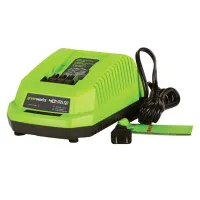 แท่นชาร์จแบตเตอรี่ GREENWORKS 40 โวลต์BATTERY CHARGER GREENWORKS 40V **คุณภาพดี**