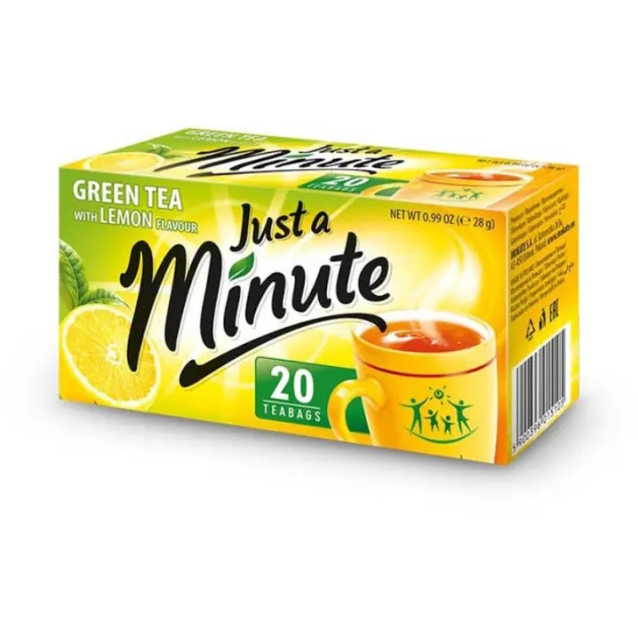 Just A Minute GREEN TEA with Lemon Flavour 20's {Poland} Lazada PH