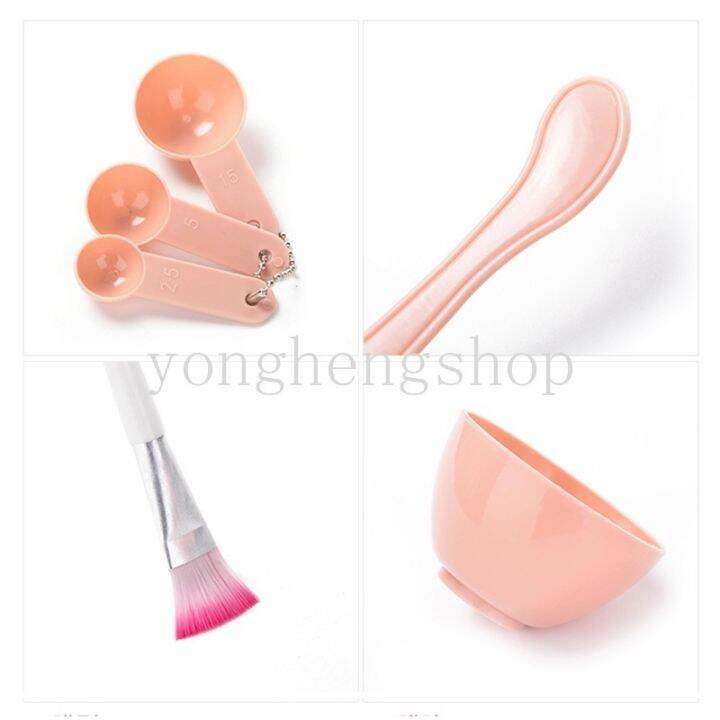 6pcs-set-4-in1-beauty-skin-care-with-brush-mixed-stir-spatula-stick-measuring-spoon-kit-mask-bowl-mixing-brush-makeup-tool