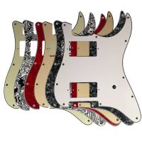 Pleroo ชุดปิ๊กกันกร์ด11รู,สำหรับ Fender Tom Delonge Strat Spec Strat พร้อมบริดจ์ HH PAF Humbucker