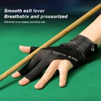 1pc 3Finger Billiard Glove Anti-slip Pool Shooters Billiards Glove Left Hand Open Snooker Billiard Gloves Reusable Amateur Train