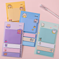 การ์ตูน MeMO Pad กระต่าย Sticky Note สติ๊กเกอร์รูปลอก Scrapbooking DIY Kawaii Notepad ไดอารี่เครื่องเขียนอุปกรณ์โรงเรียน-Yrrey