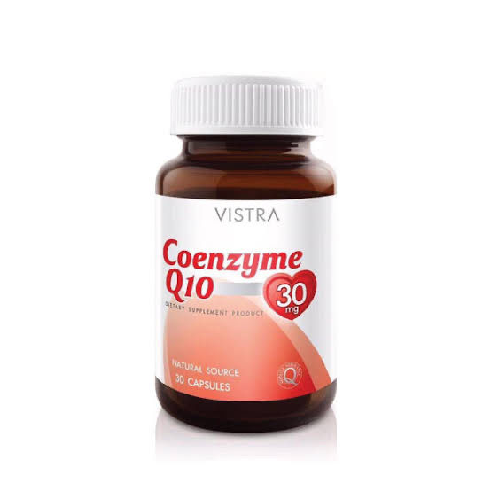 cheapest-vistra-coenzyme-q10-30-และ-60-เม็ด-วิสตร้า-โคเอนไซม์-คิว10-ดูแลสุขภาพหัวใจ