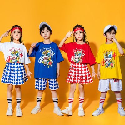 [COD] performance kindergarten cheerleading dance six one childrens Chinese style plaid