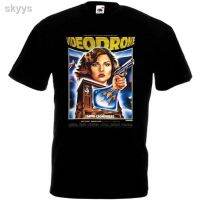 ✗☒Videodrome V2 เสื้อยืดไม้ J.Woods D.Harry Movie Davidronenberg Alls สําหรับผู้ชาย HBTT  WD5Z