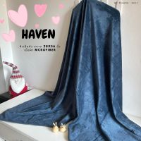 ?HAVEN Towel Microfiber?ผ้าเช็ดตัว ผ้าขนหนู ไมโครไฟเบอร์ ขนาด 28*56 นิ้ว HAVEN แท้?Mc Diamond : Navy