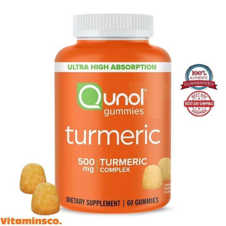 Qunol Turmeric Gummies 500mg (60 count) Lazada PH