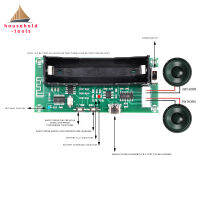 【?คลังสินค้าพร้อม + ปลาค็อด?บอร์ดเครื่องขยายเสียง BT PAM8403 3W + 3W อุปกรณ์ในครัวเรือนชาร์จไฟได้สำหรับลำโพงแบบ DIY