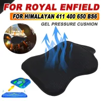 เครื่องช่วยสกัดกั้น400สำหรับรถ Royal Enfield หิมาลัย411 650 BS6อุปกรณ์เสริมมอเตอร์ไซค์เบาะครอบที่นั่งลดการกระแทกแบบเจล Relief แรงดันระบายอากาศได้