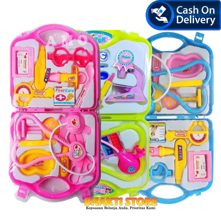 Mainan Anak Dokter Doctor Dokteran Set Playset Mainan Edukasi Cerdas