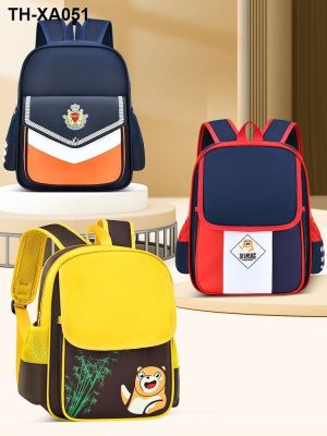 □❄ school bag order 3 to 7 years old male girl children cartoon light backpack remedial class customize logo