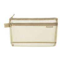 MIDORI [LIMITED EDITION] Mesh Pen Pouch Pale Beige / ถุงดินสอ สีเบจอ่อน (LIMITED EDITION) แบรนด์ MIDORI จากประเทศญี่ปุ่น (D41569006)