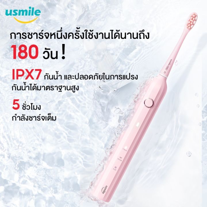 new-usmile-y1s-electric-toothbrush-แปรงฟัน-แปรงฟันไฟฟ้า-แปลงสีฟันไฟฟ้า-แปรงไฟฟ้า-แปรงสีฟันไฟฟ้า-ทำความสะอาดฟัน-แปรงสีฟัน-ใช้งาน-180-วัน