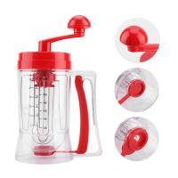 800Ml มือถือแพนเค้ก Cupcake Batter Mixer Dispenser เครื่องปั่นเบเกอรี่เครื่องมือ Hot