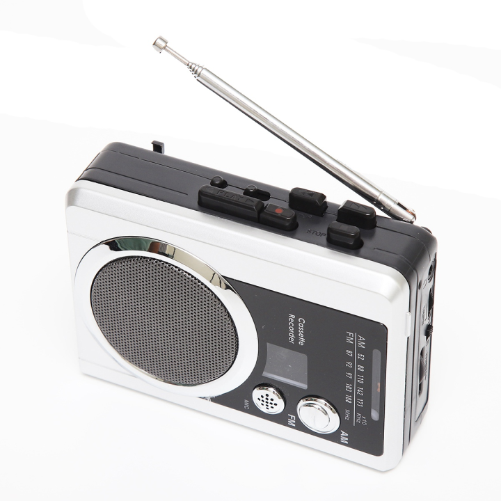 1 Piece Multifunctional Cassette Capture Radio Player TwoBand Radio