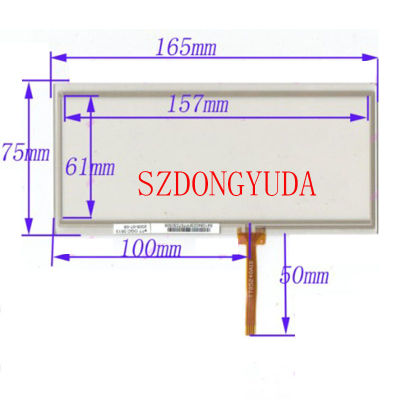 ใหม่ทัชแพด7นิ้ว4-line 165*75สำหรับ Futaba T14MZ นำทาง GPS Touch Screen Digitizer Glass